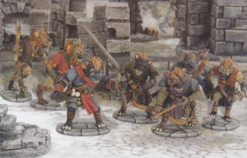Frostgrave Gnolls. Copyright: North Star Military Figures.