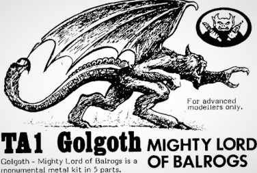TA1 Golgoth Mighty Lord of Balrogs by Tony Ackland. Copyright: Games Workshop.